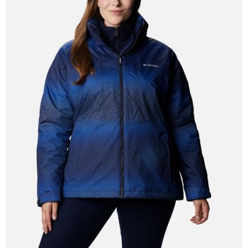 Columbia Ženske Jakne - Ruby River Interchange Plus Size Tamnoplave | YBPF-16970